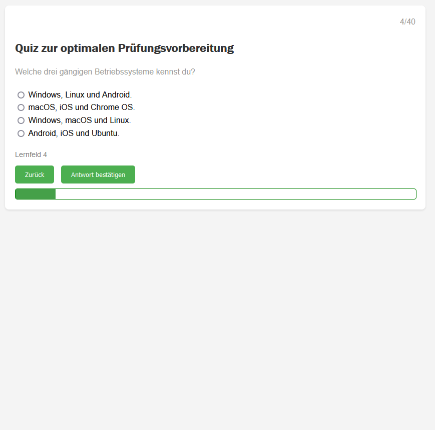 Pruefungslernplattform